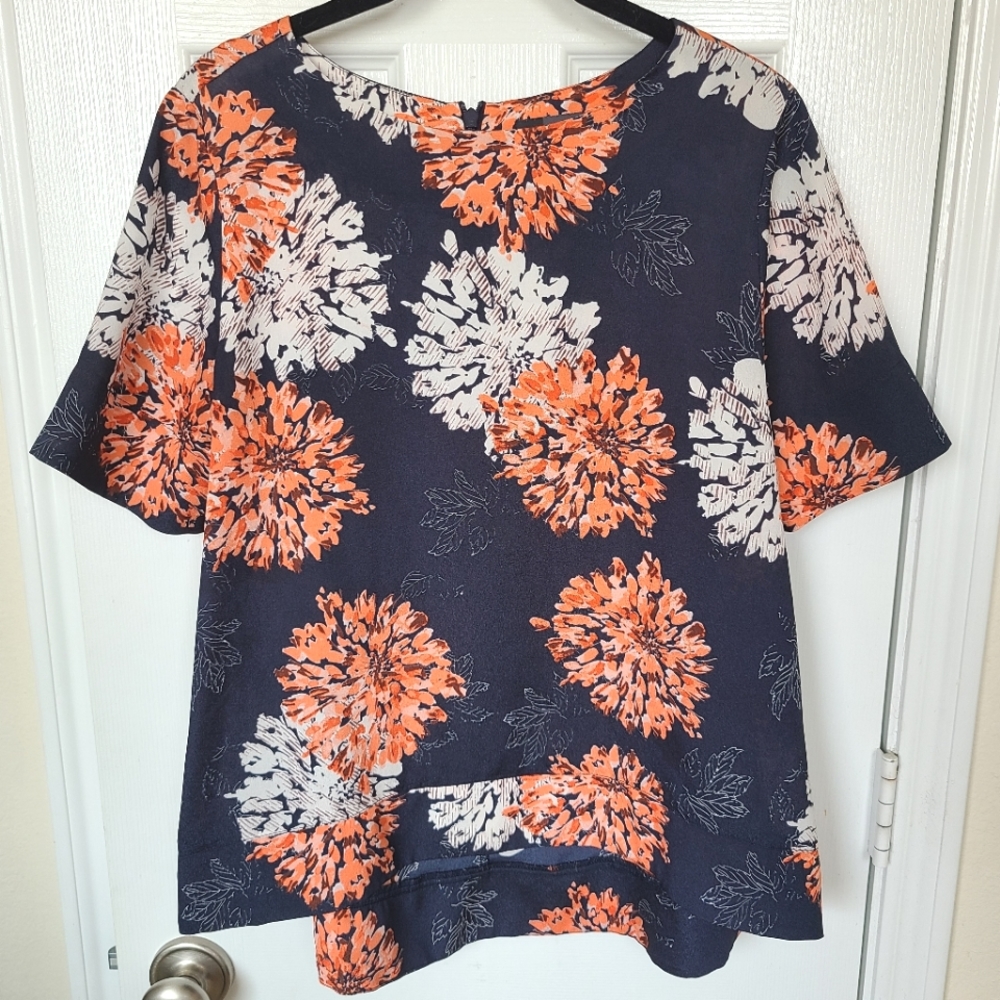 Navy Work Blouse